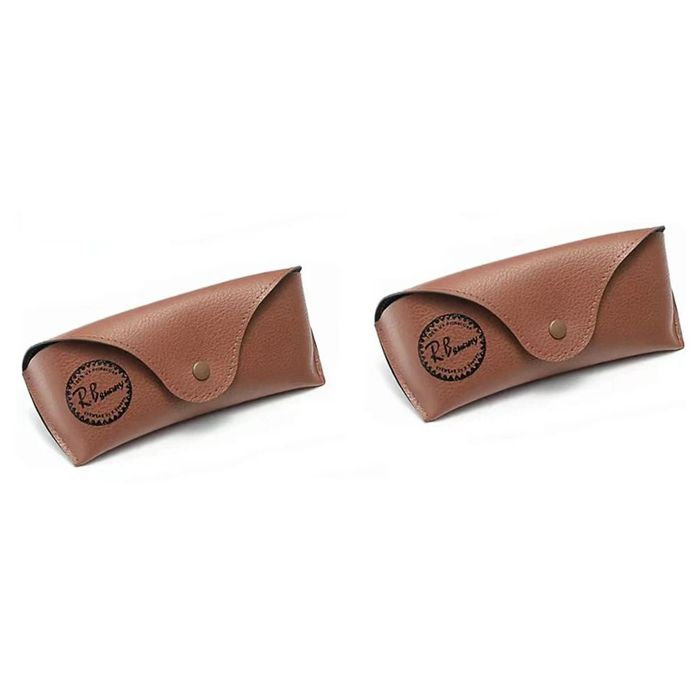 1/2/3/5/10 PCS Leather Soft Eyeglass Case for Men Women Glasses Box Bag Protector Case Accessories