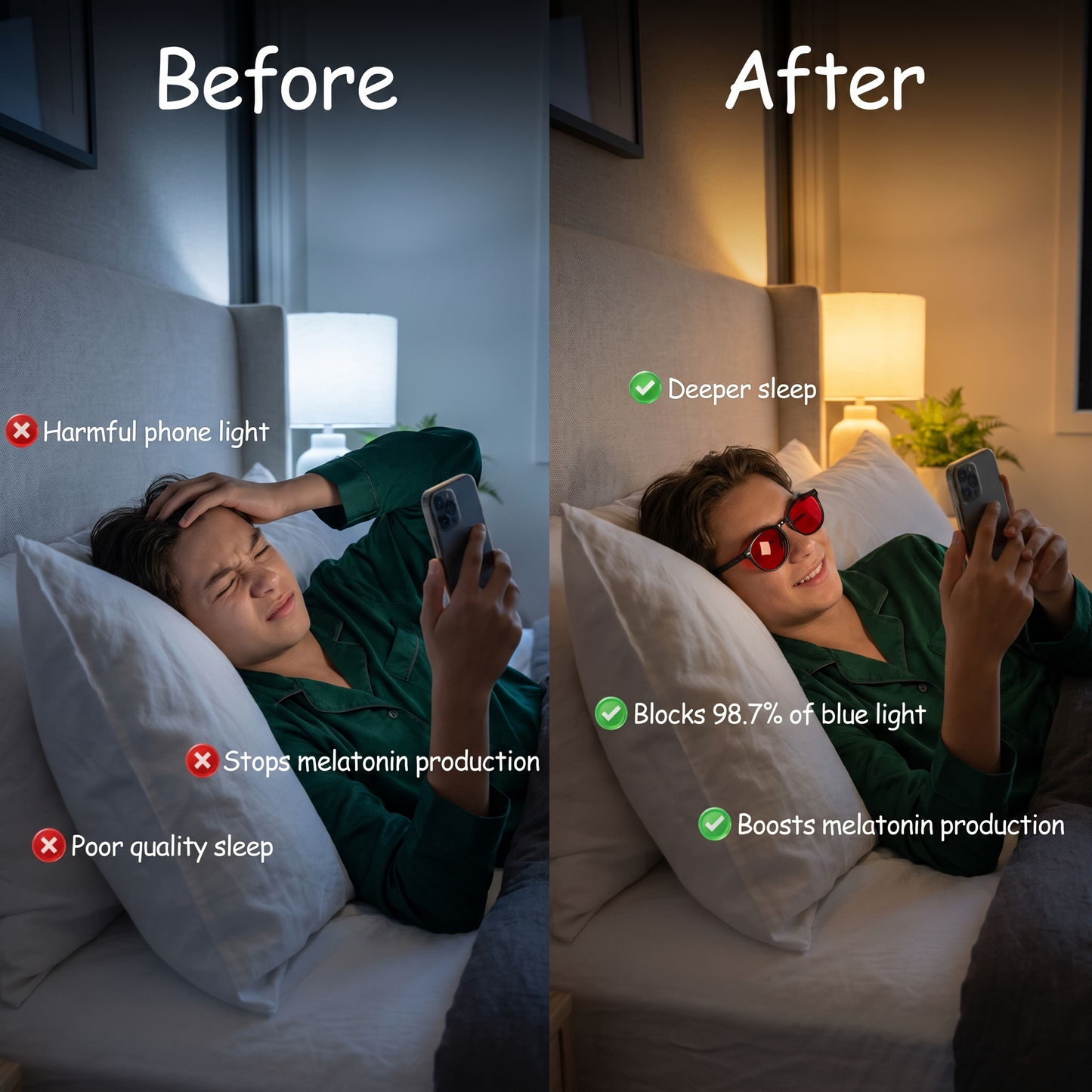 NightShield™-Red Lens Blue Light Glasses