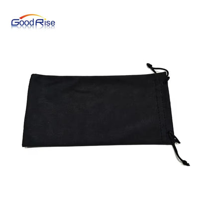 Promotional Wiping Cleaning Cloth Portable Custom Microfiber Sunglasses Cleaning Cloths Drawstring Sunglass Pouch